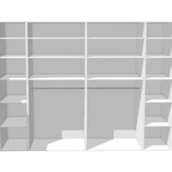Dressing casa 270 cm blanc