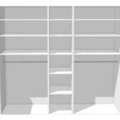 Dressing casa 225 cm blanc