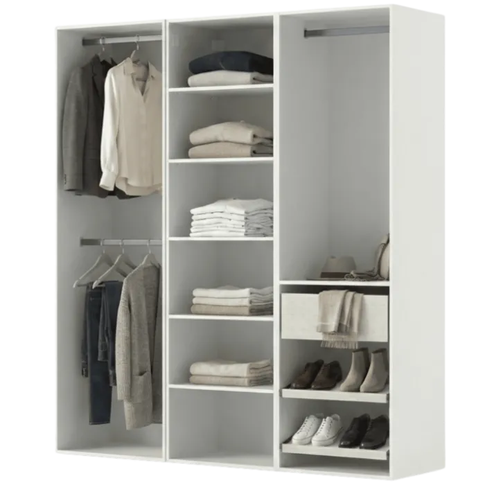 Dressing Casa 135 cm blanc