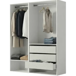 Dressing Casa 135 cm Blanc