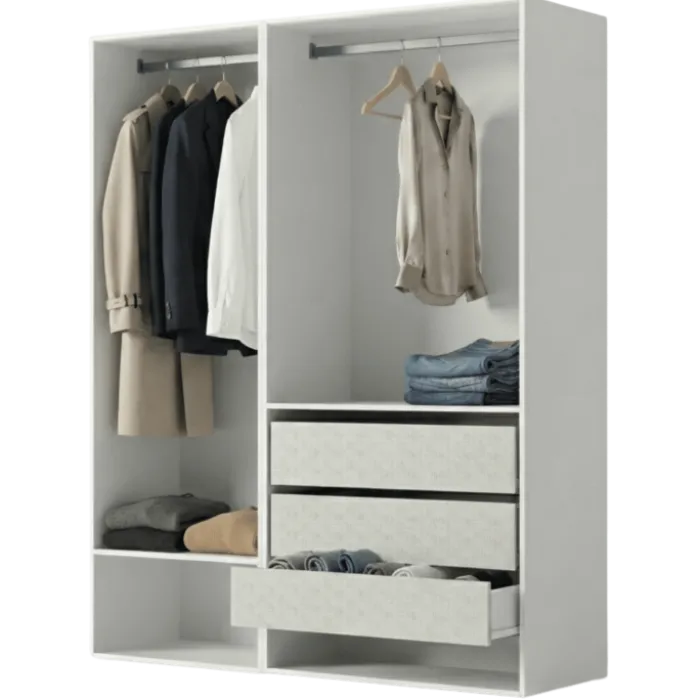 Dressing Casa 135 cm Blanc