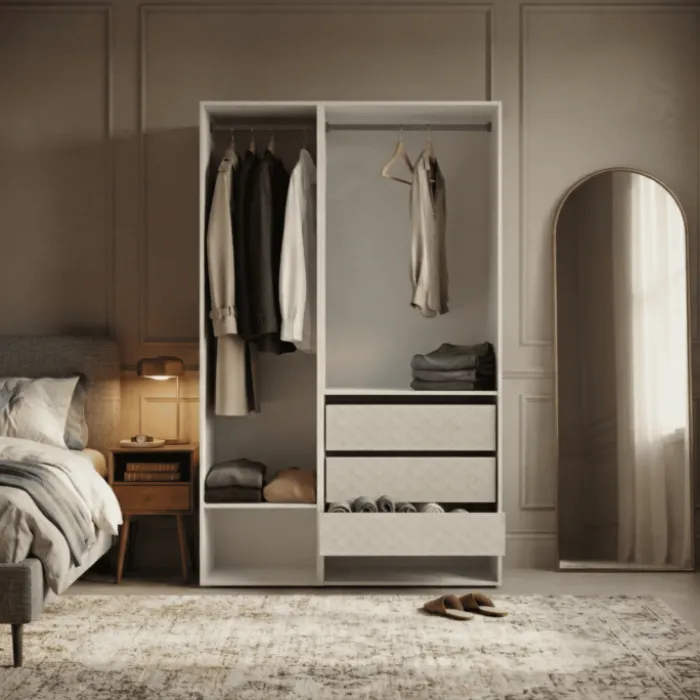 Dressing Casa 135 cm Blanc