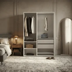 Dressing Casa 135 cm blanc