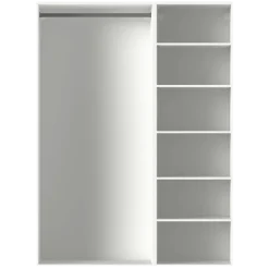 Dressing Casa 135 cm blanc