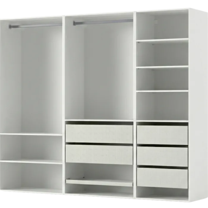 Dressing Casa 195 cm blanc