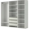 Dressing Casa 195 cm blanc