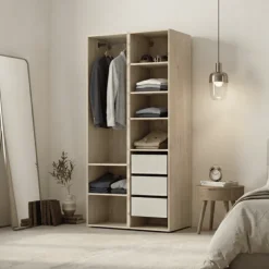 Dressing Casa 90 cm Chêne hickory