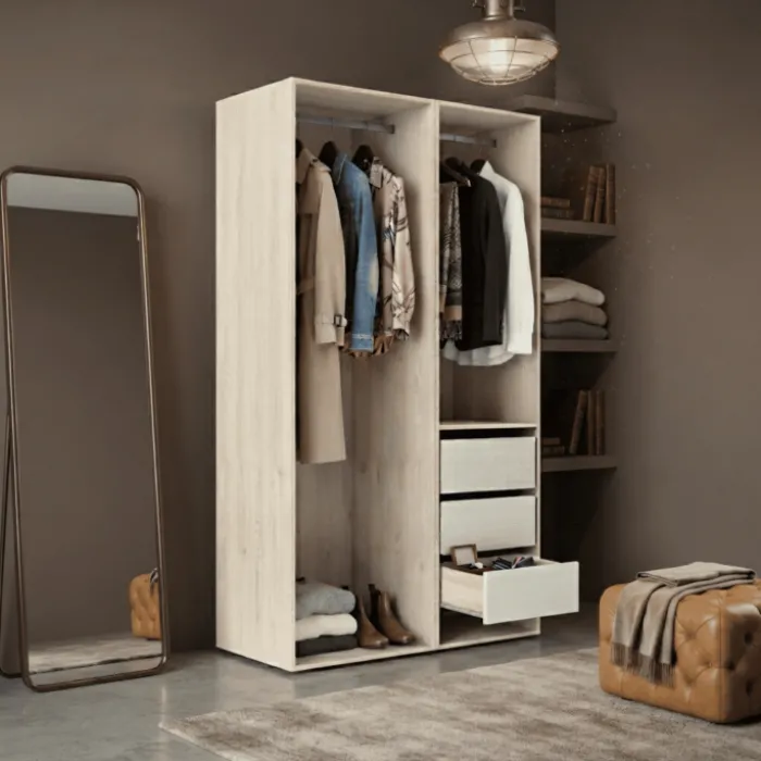 Dressing Casa 90 cm Chêne hickory