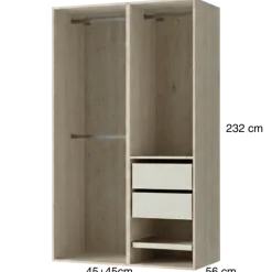 Dressing Casa 90 cm chêne hickory