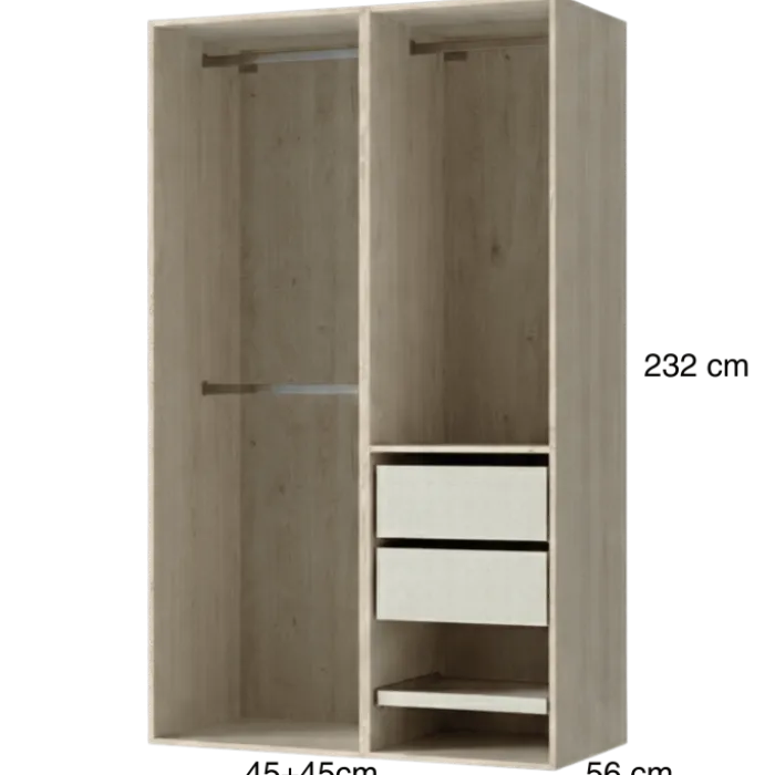 Dressing Casa 90 cm chêne hickory