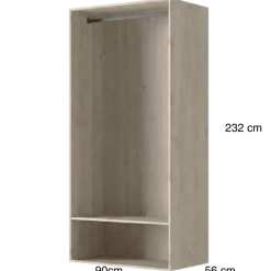 Dressing Casa 90 cm Chêne hickory
