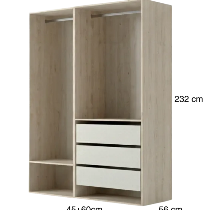 Dressing Casa 105 cm Chêne hickory