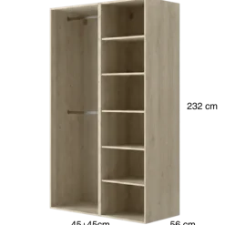 Dressing Casa 90 cm Chêne hickory