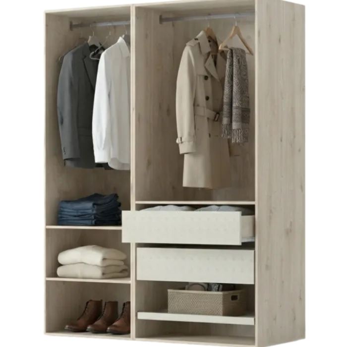 Dressing Casa 105 cm Chêne Hickory