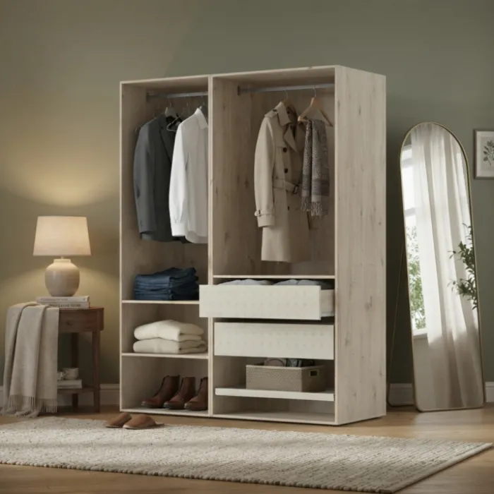 Dressing Casa 105 cm Chêne Hickory