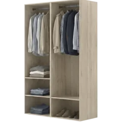 Dressing Casa 120 cm Chêne Hickory