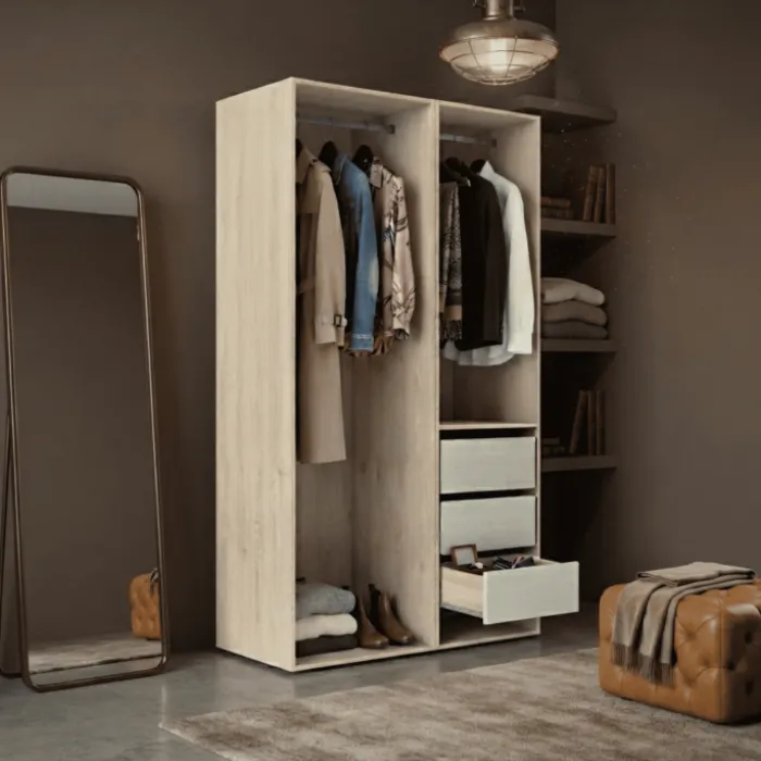 Dressing Casa 120 cm chêne hickory