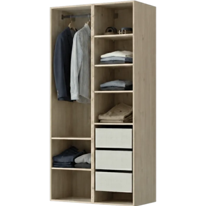 Dressing Casa 120 cm chêne hickory