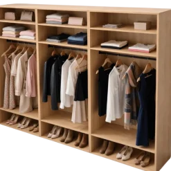 Dressing casa 270 cm chêne hickory