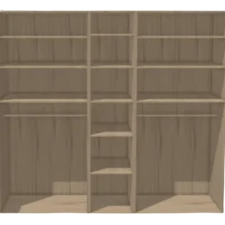 Dressing casa 225 cm chêne hickory