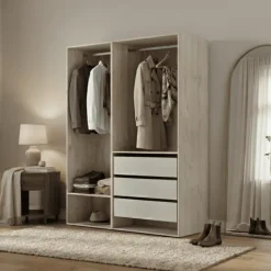 Dressing Casa 135 cm chêne hickory