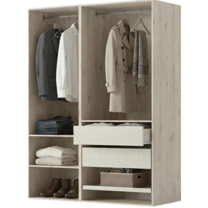 Dressing Casa 135 cm Chêne hickory