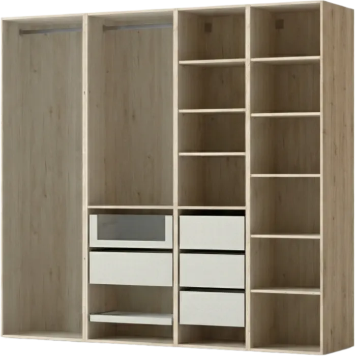 Dressing Casa 210 cm chêne hickory