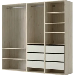 Dressing Casa 210 cm chêne hickory