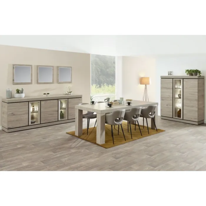 Dressoir Belluno chêne millenium gris