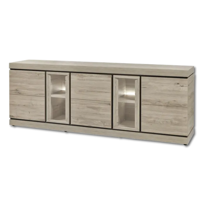 Dressoir Belluno chêne millenium gris