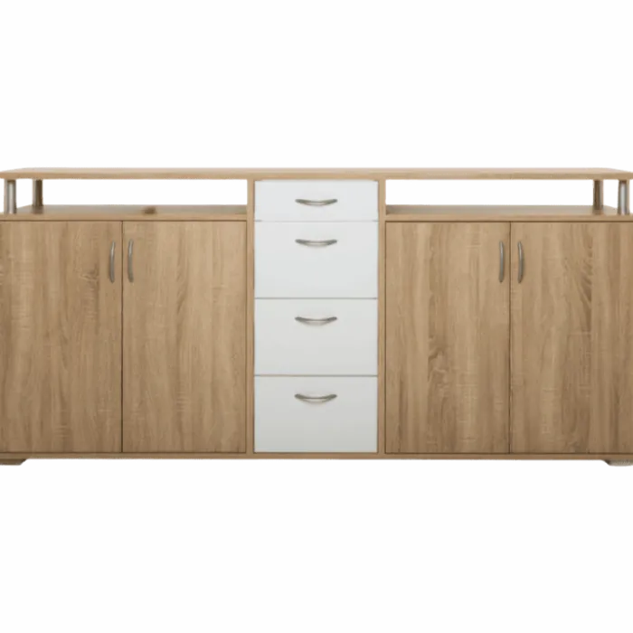 Dressoir Maximo - son oma et blanc