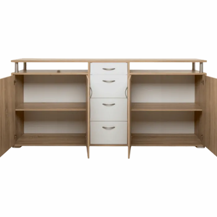 Dressoir Maximo - son oma et blanc