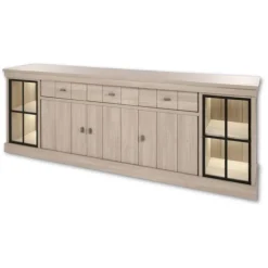 Dressoir Orange orme naturel