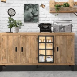 Dressoir 1 porte verre Kali