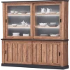 Dressoir + vaisselier Etienne oak/black line