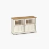 Dressoir vitrée dr4 Patio blanc