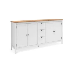 Enfilade Bergen 51 blanc/chêne artisan