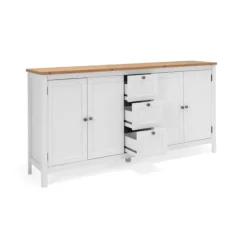 Enfilade Bergen 51 blanc/chêne artisan