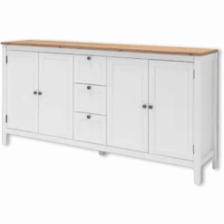 Enfilade Bergen 51 blanc/chêne artisan