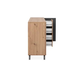 Enfilade Medan 51C chêne artisan/anthracite
