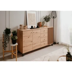 Enfilade Medan 51C chêne artisan/anthracite
