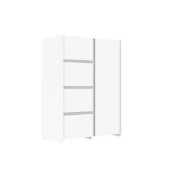Enfilade Mosaik 1 porte et 4 tiroirs en décor blanc ( sur commande )