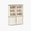 Ensemble dressoir dr3 + dessus de living wv8 blanc