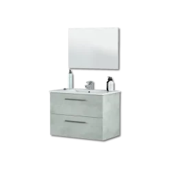 Ensemble salle de bain Aruba meuble + vasque + miroir