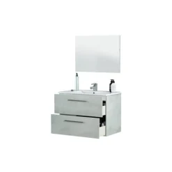 Ensemble salle de bain Aruba meuble + vasque + miroir