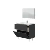 Ensemble salle de bain Lotto Meuble + vasque + miroir
