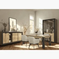 Ensemble salle à manger Dressoir + table TUDOR ( sans chaises )