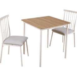 Ensemble table + 2 chaises Sienna