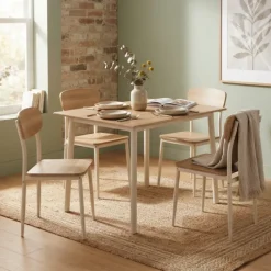 Ensemble table et 4 chaises Numa
