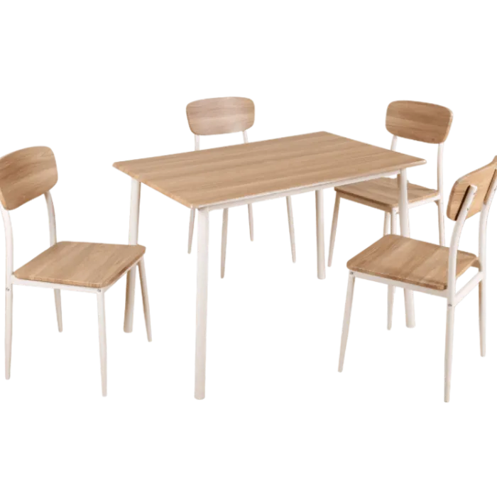 Ensemble table et 4 chaises Numa